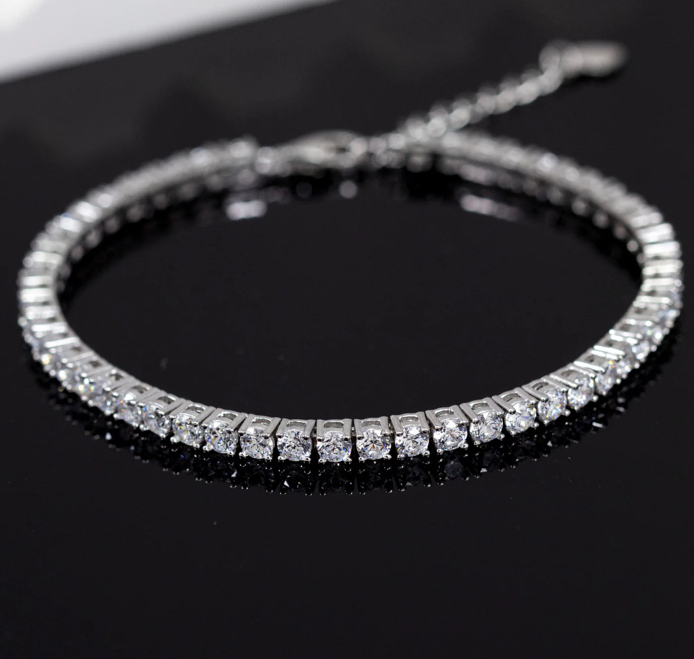Silver Tennis Bracelet