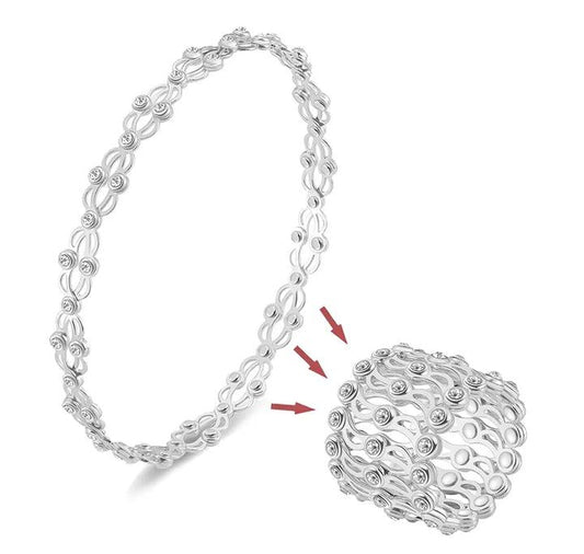 Silver Magic Rings cum Bracelets