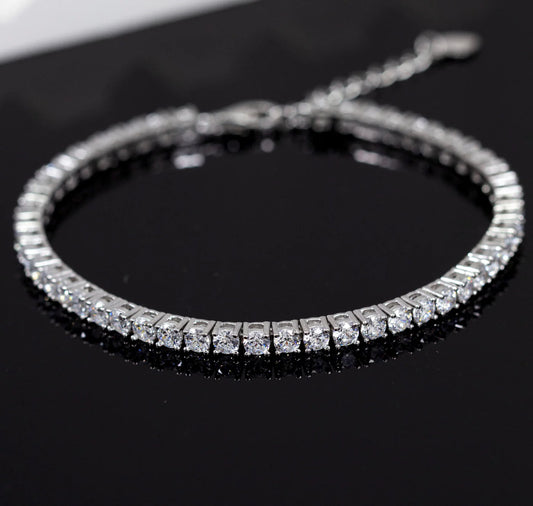Silver Tennis Bracelet