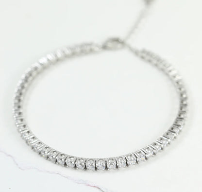 Silver Tennis Bracelet